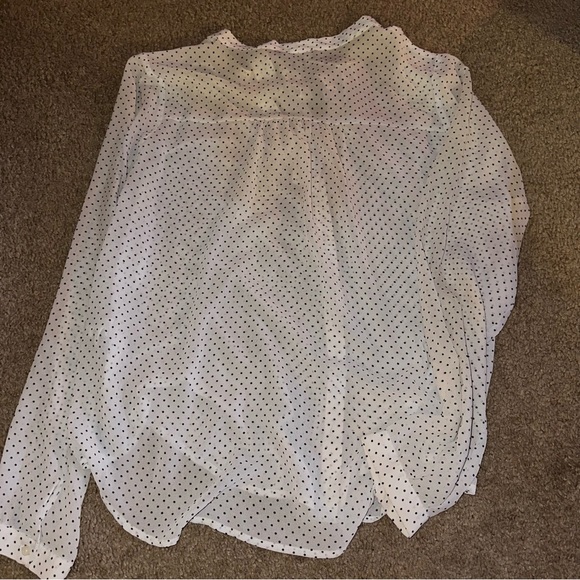 Forever 21 plus polka dot button up tunic - Picture 4 of 4